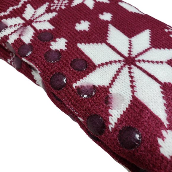 Womens Cozy Anti Slip Warm Winter Slipper Socks - Picture 3 of 3